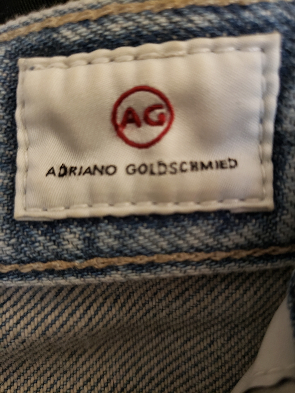 AG Adriano Goldschmied Alexxis Crop Vintage High-Rise Straight Jeans - Picture 3 of 3